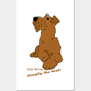 Irish Terrier - Simply the best! Posters and Art